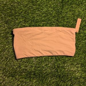 SKIMS Nude Bandeau Bra Top in Classic Clay Shade